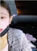 醉后白皙美乳少女与司机车上激情性爱