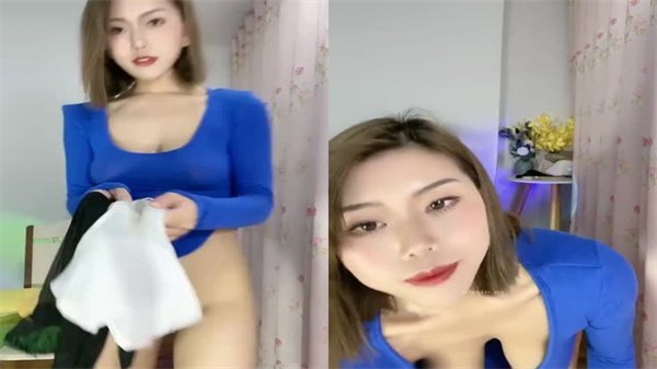 眼镜黑丝巨乳极品骚货，淫声浪语调戏互动，道具蹂躏嫩穴