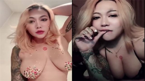 无毛嫩模 野性纹身极品狂操 粉穴自慰吹箫淫叫高潮