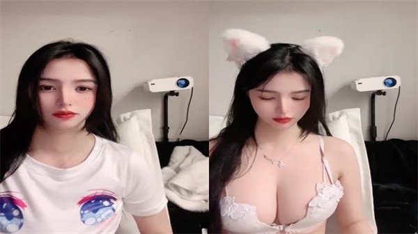 超美网红阿奈奈猫耳全露 奶摇逼晃绿播下海
